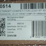 Aguila Ammunition .22 Target Rifle Ammo - 40 Grain | Solid Point | 1000rd Case