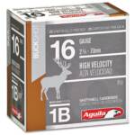 Aguila Ammunition 16ga Buckshot 2.75 inch Shotgun Shells - 1Buck | 1-1/8oz | 1250 fps | 25rd Box