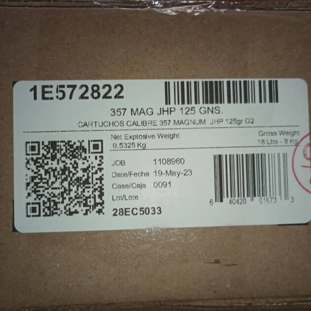Aguila Ammunition .357 Magnum Handgun Ammo - 125 Grain | JHP | 500rd Case