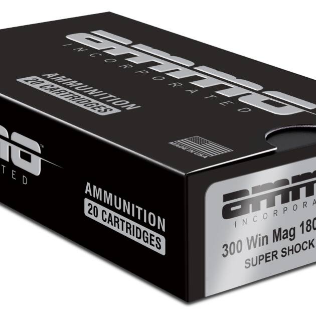 Ammo Inc Signature Hunt .300 Win Mag Rifle Ammo - 180 Grain | Super Shock Tip | 20rd Box