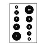 ACTION TGT CIR COMMAND TRNG 100PK