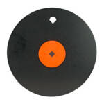 B/C 10" GONG ONE HOLE 3/8" AR500 STL
