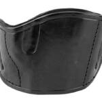 BULLDOG MOLDED LEATHER BLK RH MED