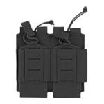 BH FOUNDATION DBL AR15 MAG POUCH BLK