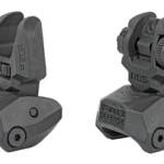 FAB DEF POLY FLIP-UP SIGHT SET BLK