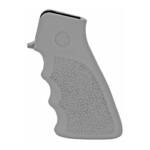 HOGUE GRIP AR15 W/FINGER GROVE GREY