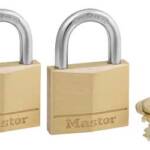 MASTERLOCK PADLOCK 2PK KEYED ALIKE