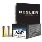 NOSLER ASP 9MM 147GR HG JHP 20/200