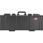 SKB DOUBLE RIFLE CASE W/WHLS 22LBS