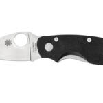 SPYDERCO CAT BLACK G-10 PLAINEDGE
