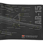 TEKMAT CUTAWAY RIFLE MAT AR15 BLK