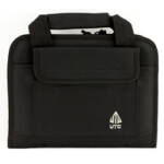 UTG DELUXE SINGLE PISTOL CASE BLK