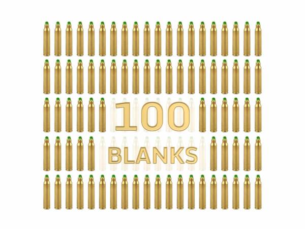 F5 MFG M200 Mil Spec 5.56 Blanks - 100 Cartridges | Bulk Packaging