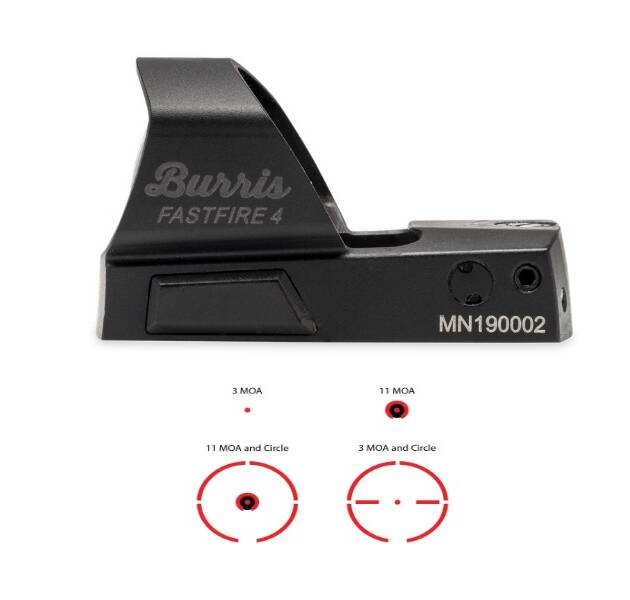 BURRIS OPTICS FASTFIRE IV MULTI-RETICLE