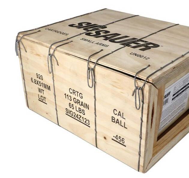 SIG SAUER AMMO 6.8X51 HYBRID BALL 920RD
