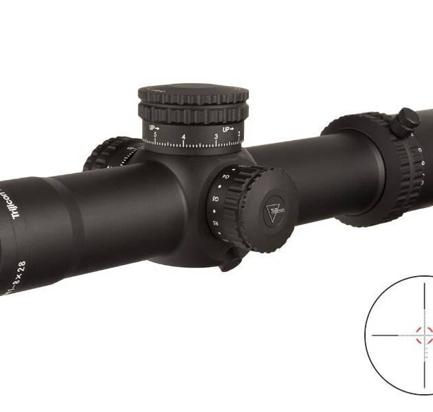 TRIJICON CREDO 1-8X28 BLK 34MM MRAD FFP