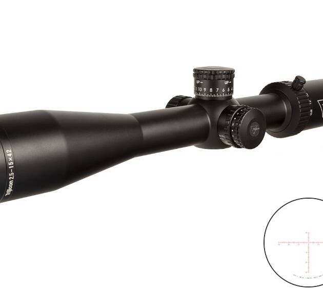 TRIJICON CREDO HX 2.5-15X42 BLK MOA RED