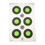 ACTION TGT TRIDENT BLSEYE GRN 100PK