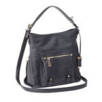 BULLDOG HOBO ANNA PURSE BLK