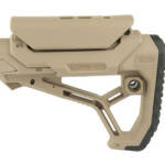 FAB DEF AR15 STOCK W/CHEEK REST TAN