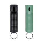 SABRE 2PK PEPPER GEL W/CLP BLK/GRN