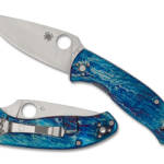 SPYDERCO TENACIOUS TI DISRY BLU/SLV