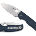 SPYDERCO SHAMAN G-10 3.58" BLUE