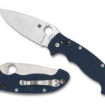 SPYDERCO MANIX 2XL G-10 3.85" BLUE