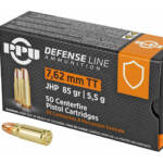 PPU 7.62 TOKAREV JHP 85GR 50/500