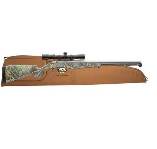 CVA WOLF V2 .50CAL SS/CAMO PKG