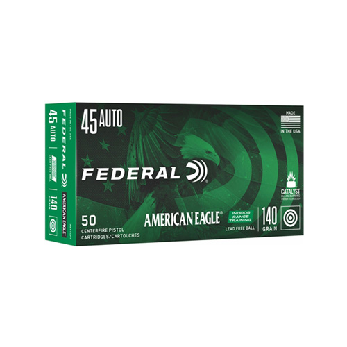 AE INDOOR RANGE TRAINING AMMUNITION - 45 AUTO, 137 GR, 1200 FPS, LEAD FREE, 50/BX