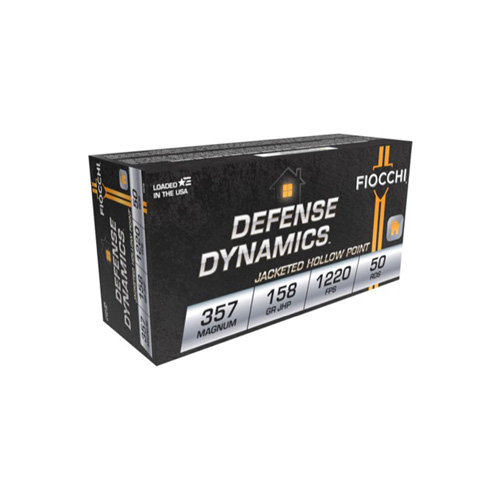 DEFENSE DYNAMICS 357 MAGNUM - JHP, 158 GR, 1220 FPS, 50/BX