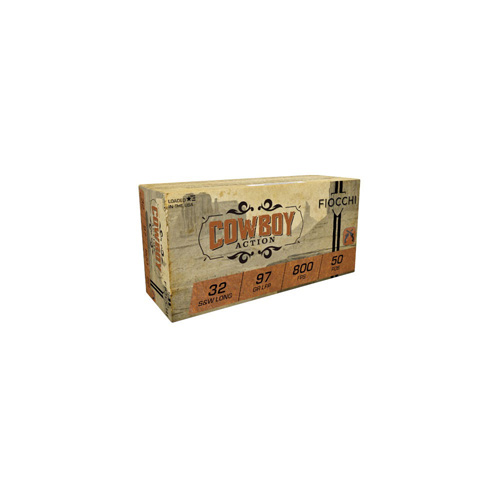 COWBOY ACTION AMMUNITION - 32 S&W LONG, 97 GR, LFP, 800 FPS, 50/BX