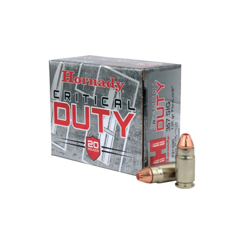 357 SIG 135 GR. FLEXLOCK CRITICAL DUTY AMMO 20 RD/BX