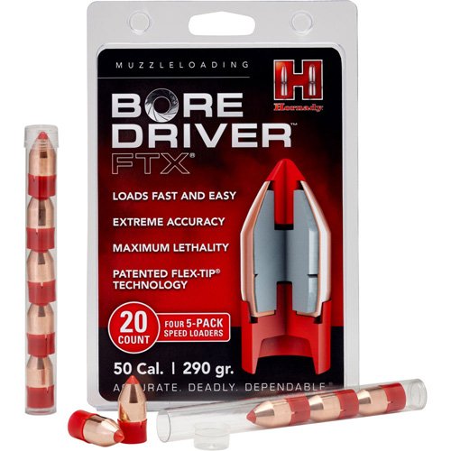 BORE DRIVER FTX - 50 CAL, 290 GR, 1920 FPS, 20/BX