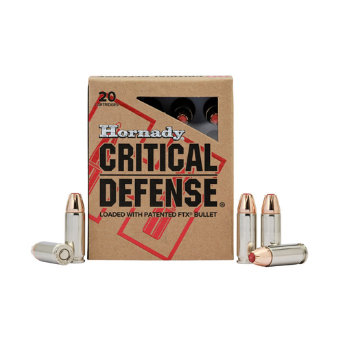 CRITICAL DEFENSE AMMUNITION - 30 SUPER CARRY, 100 GR, FTX, 1250 FPS, 20/BX