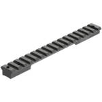 BACKCOUNTRY CROSS-SLOT 1-PC BASE - MATTE BLACK, NOSLER M48 LA