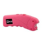 HIGH VOLTAGE STUN GUN WITH BRIGHT LED - PINK