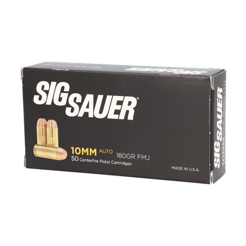 ELITE BALL AMMUNITION - 10MM, 180 GR, FMJ, 1250 FPS, 50/BX