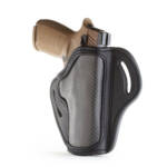 PROJECT STEALTH OPEN TOP BELT HOLSTER - BLACK, RIGHT HANDED, CARBON FIBER, SIG SAUER P220/P226, BH2.4