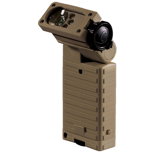 SIDEWINDER HANDS FREE LIGHT - COYOTE, MILITARY MODEL, WHITE C4 LED, RED, BLUE, IR LEDS