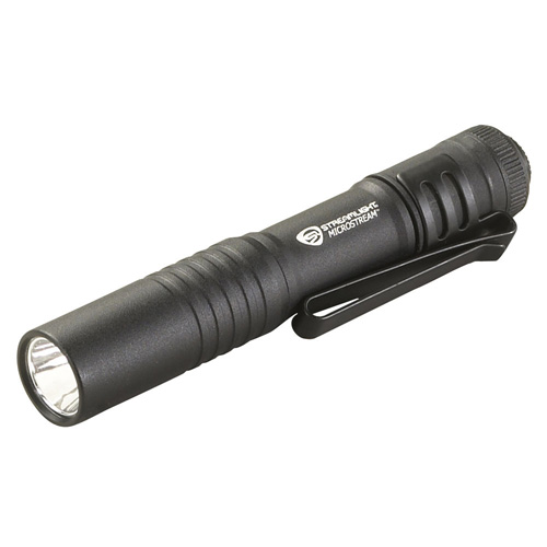 MICROSTREAM USB RECHARGEABLE, BRIGHT MINI LED FLASHLIGHT - 250 LUMENS -  BOX - BLACK