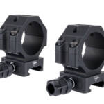 SCOPE RINGS W/ Q-LOC - BLACK, MEDIUM, FITS 35MM TUBES, 1.1"H