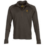 MERINO 1/4 ZIP SHIRT - MAJOR BROWN, XL