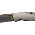 PRISM 3 - GRAY, DROP POINT, PLAIN EDGE, 2 3/8" BLADE
