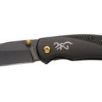 PRISM 3 - BLACK, DROP POINT, PLAIN EDGE, 2 3/8" BLADE