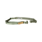 VICKERS PADDED SLING - OLIVE DRAB, PLASTIC ADJUSTER/TRIGLIDES, 57" - 67"