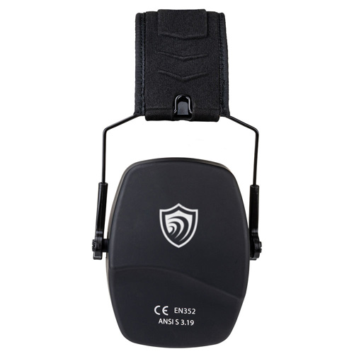 EARSHIELD RANGER PASSIVE EARMUFF - BLACK, 26DB NRR