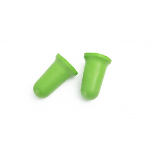 DISPOSABLE UNCORDED EARPLUGS - GREEN, 200/BX