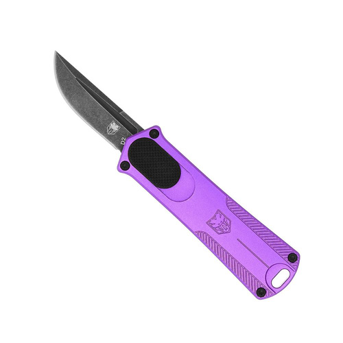 CALIFORNIA OTF 952 - PURPLE, DROP POINT, 1.75" STONEWASHED BLADE